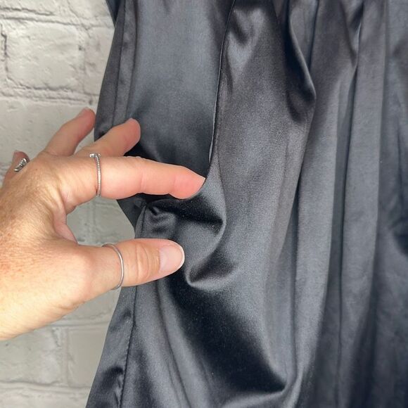 Ruby Rox Black Dress Blue Sequins Strapless Evening Cocktail Homecoming size 9 - Picture 4 of 9